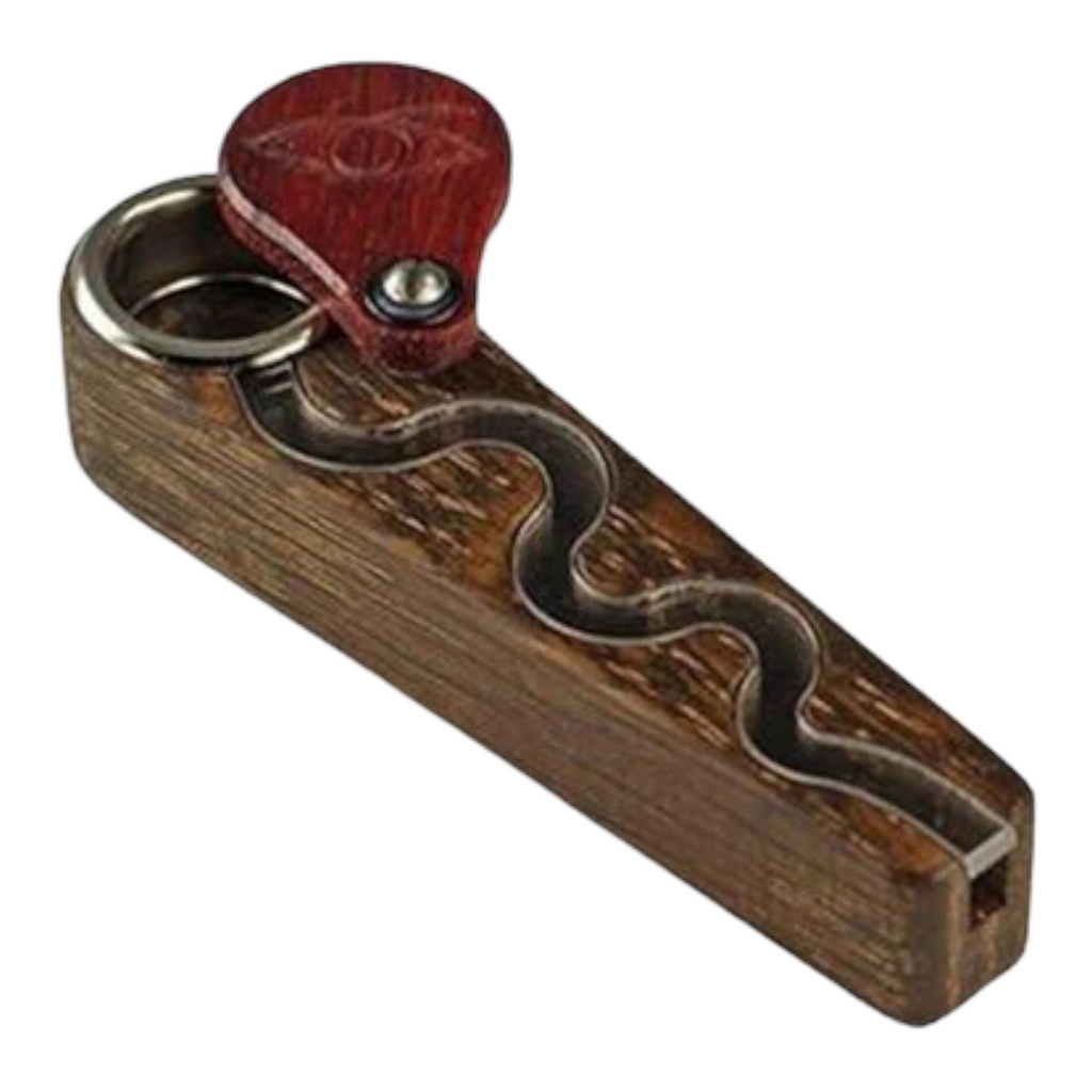 Okapi Pipe Monkey Pipe - Oregon Trail Wood Hand Pipe