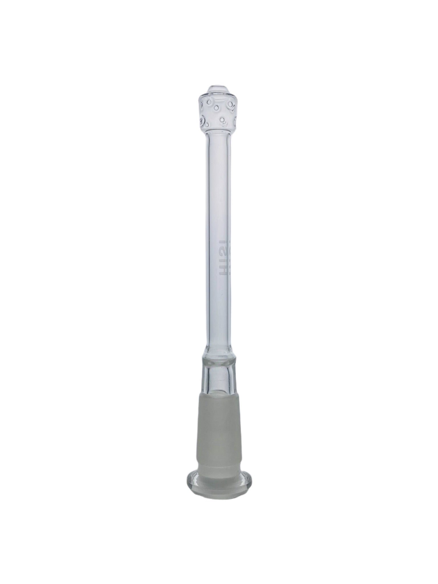 HiSi Glass Double Bell Perc Beaker down tube stem