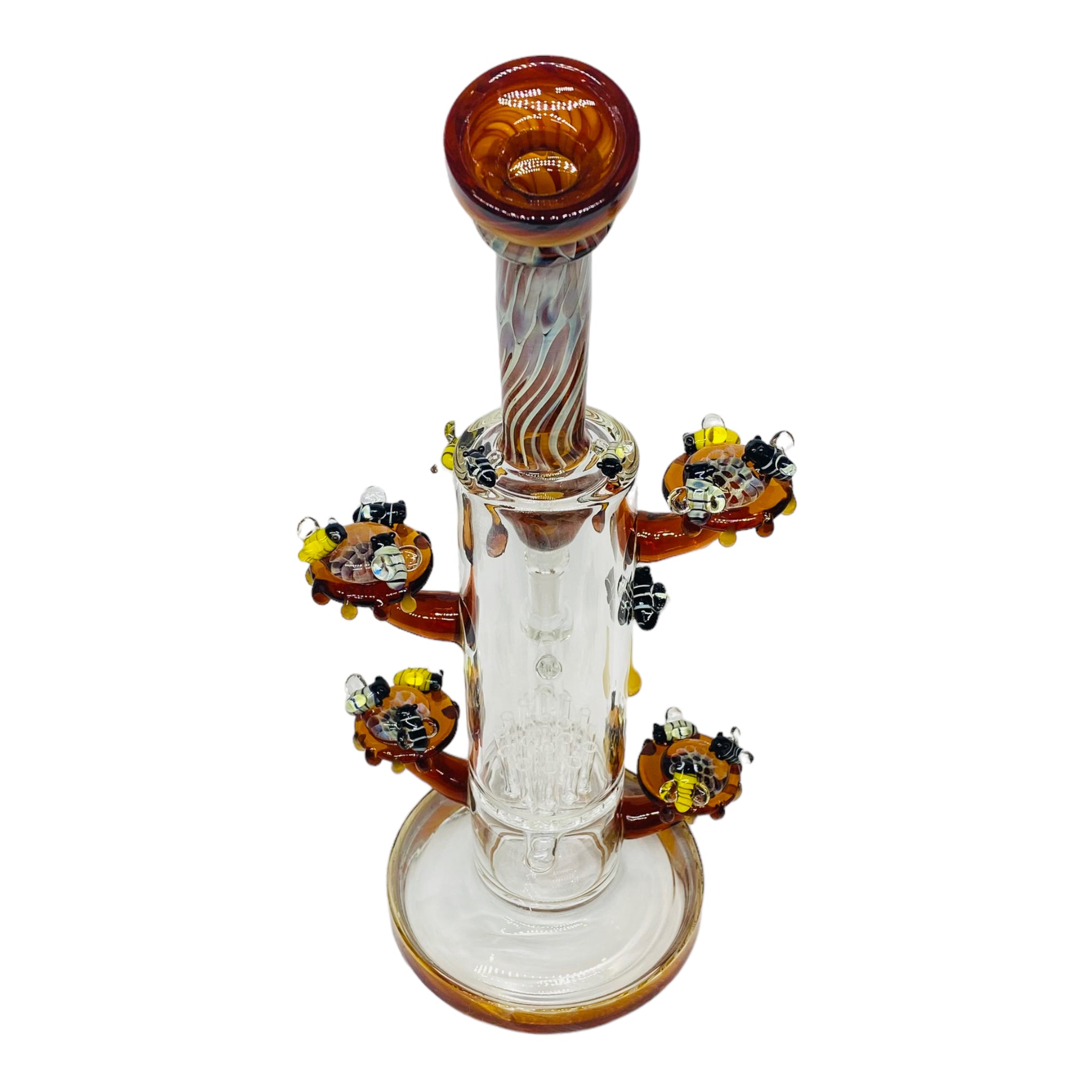 Cute and Girly bong small Beehive Bong With Glycerin Freeze Coil Top for sale