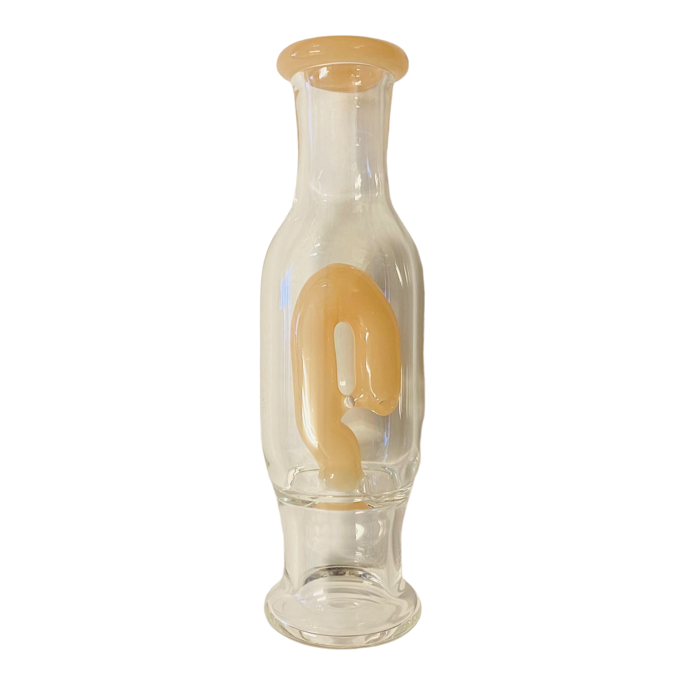 N3RD Glass - Puffco Peak Glass Attachment - CFL Sunset Slyme