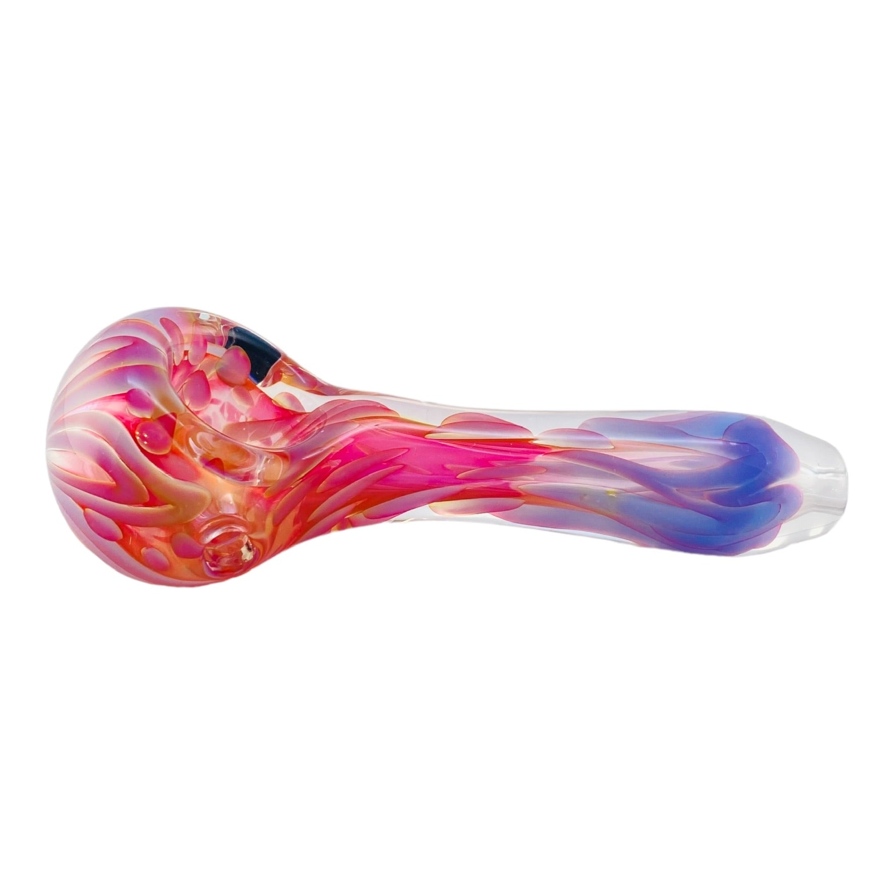 Inside Out Purple Pipe With Pink Fuming & Opal