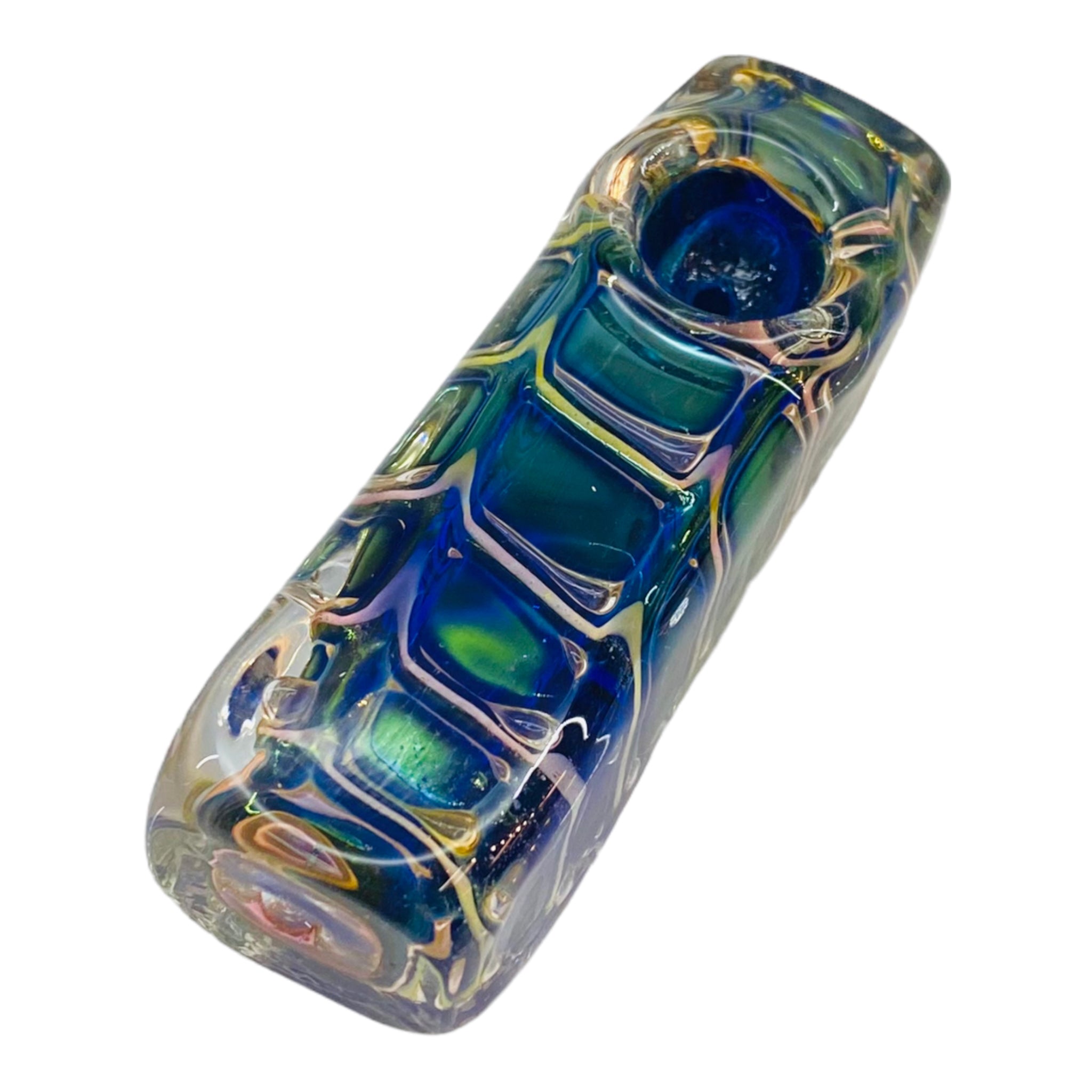 small rectangle glass hand pipe