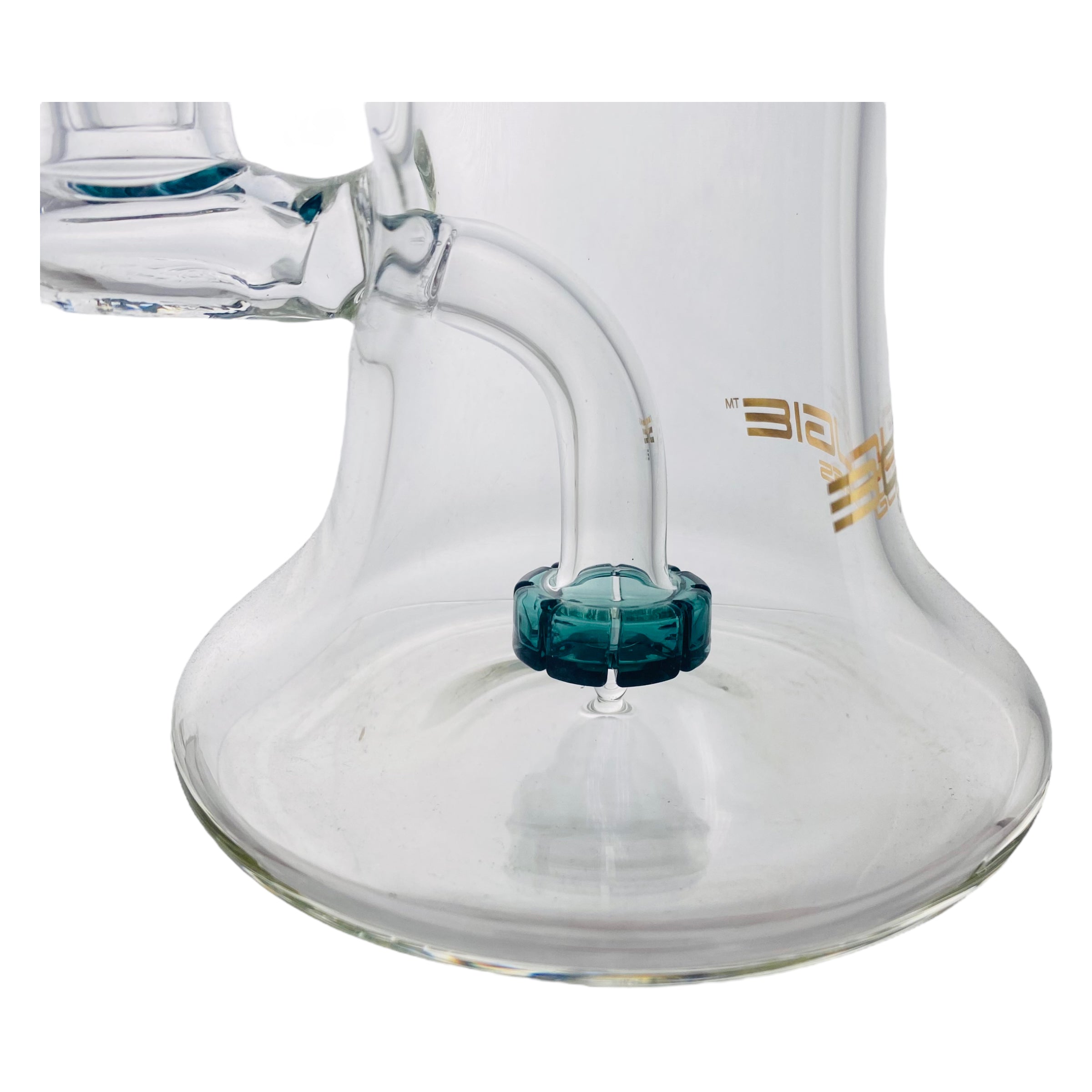 Bougie Glass - Small Dab Rig Banger Hanger 14mm Fitting - Lake Green