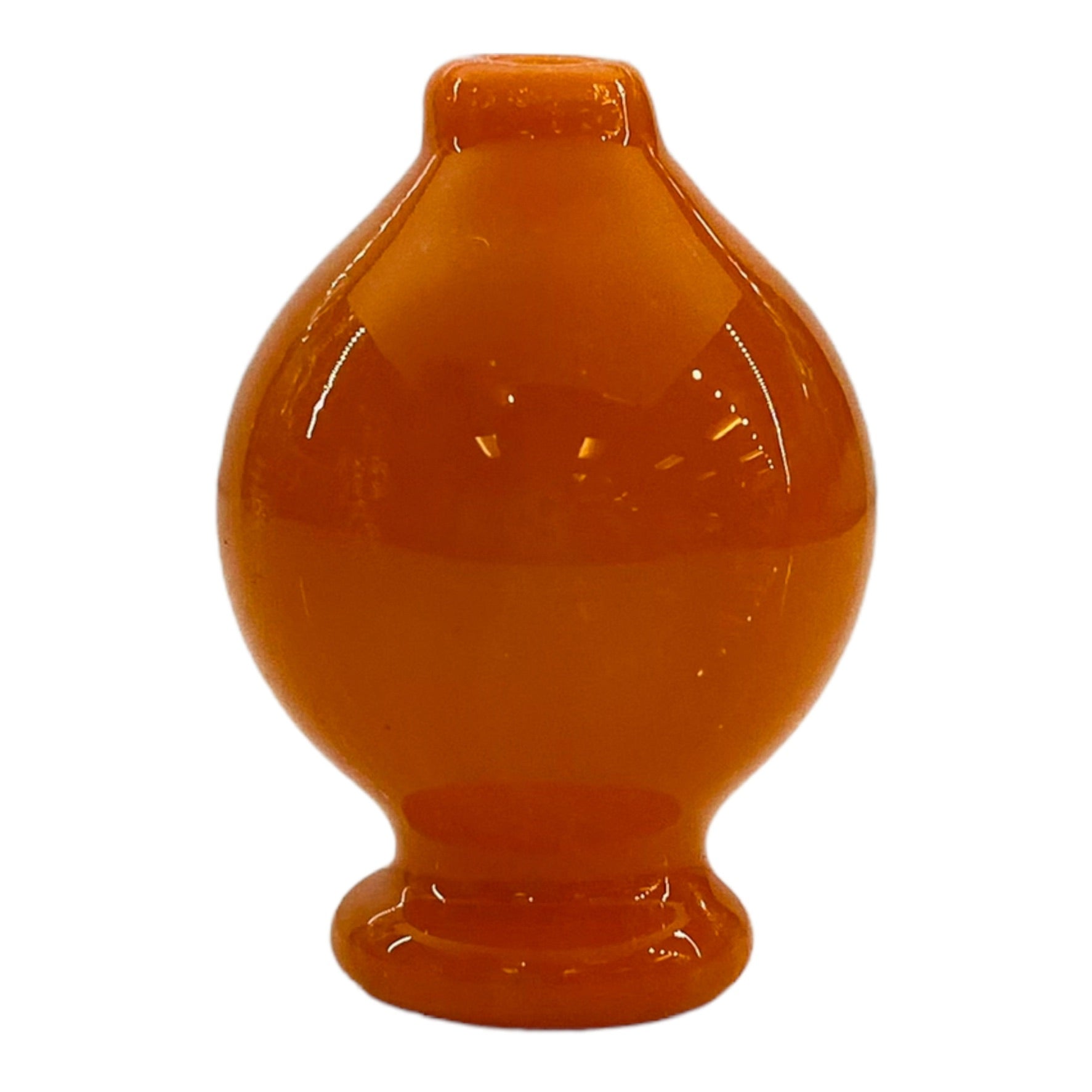 Daniels Glass Art - Orange Bubble Carb Cap