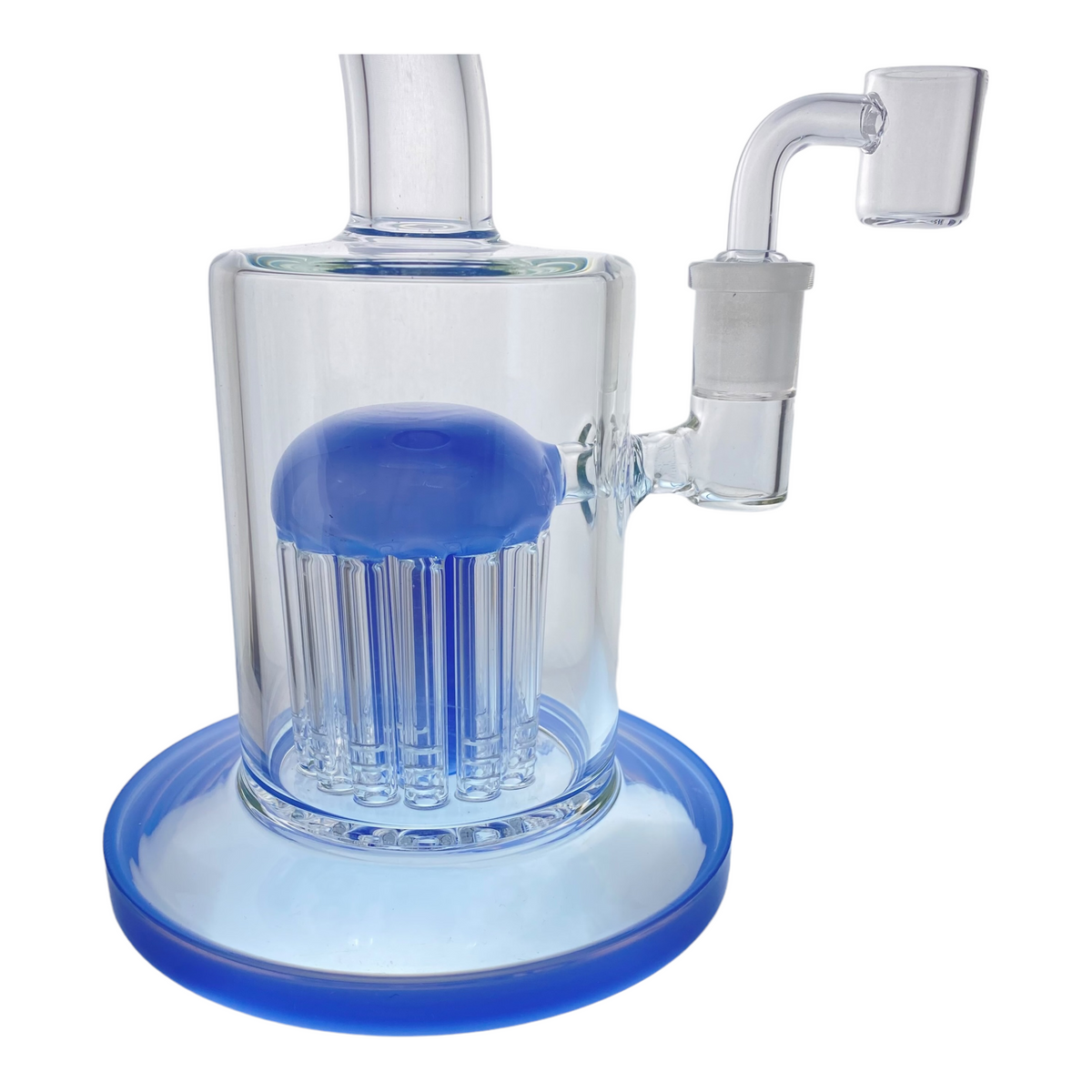 Dab Rig Tree Glass Blue Milk Glass Dab Rig With 20 Arm Tree Perc