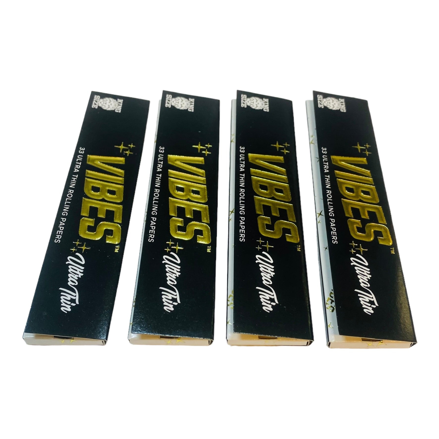 VIBES - Ultra Thin King Size Papers - 4 Packs