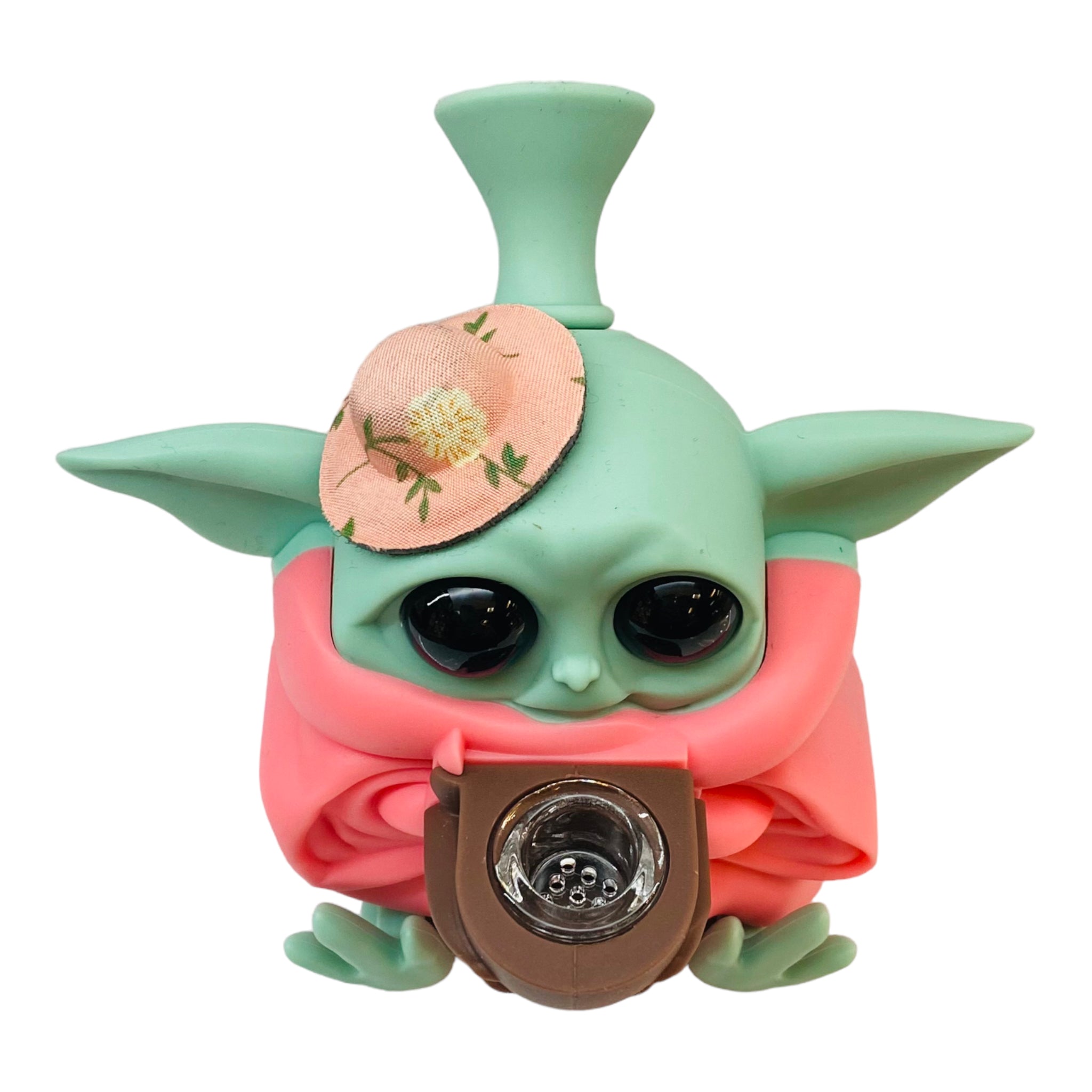 best Girly Baby Yoda Silicone Bong Or Dry Pipe