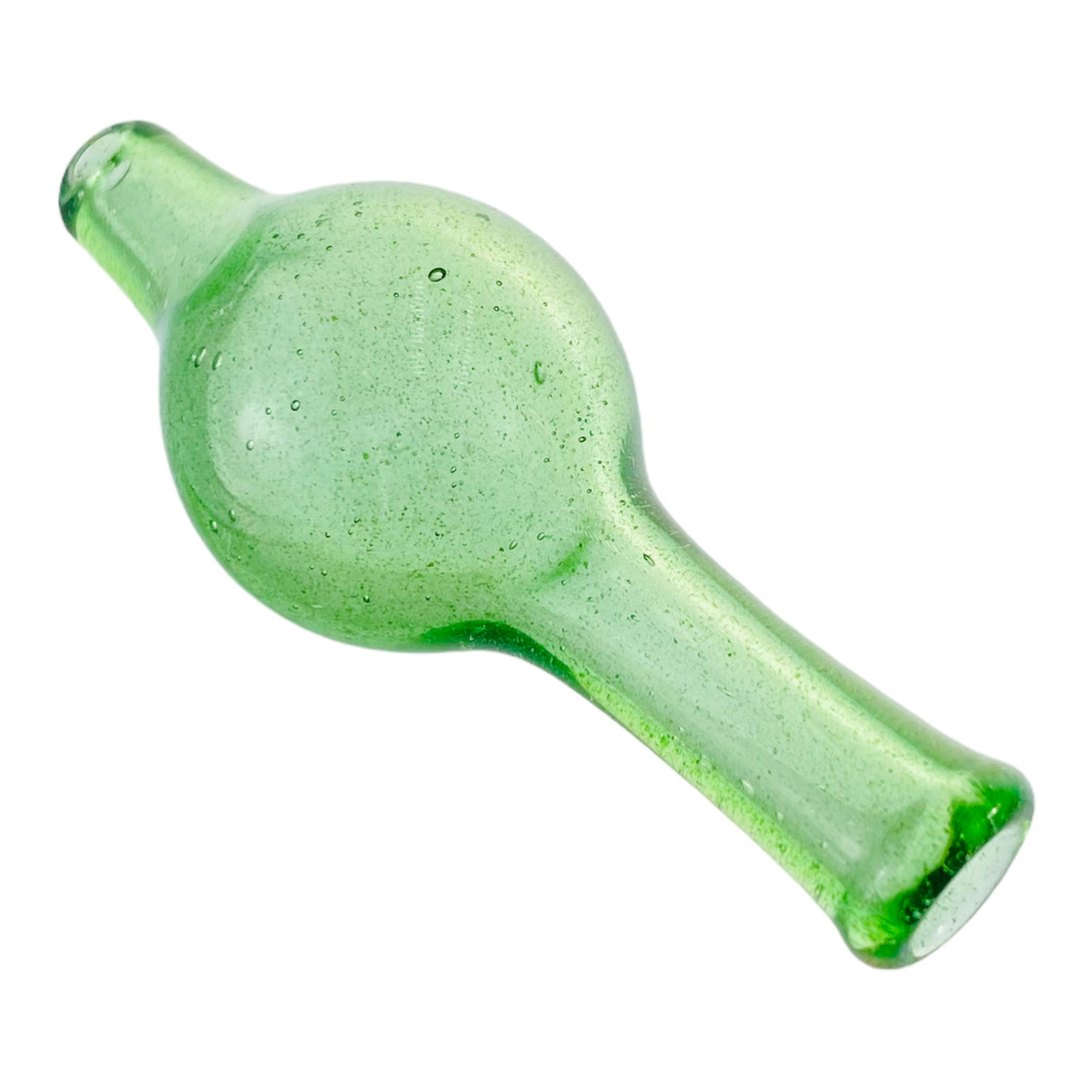 William B Glass - Green Glass Bubble Carb Cap