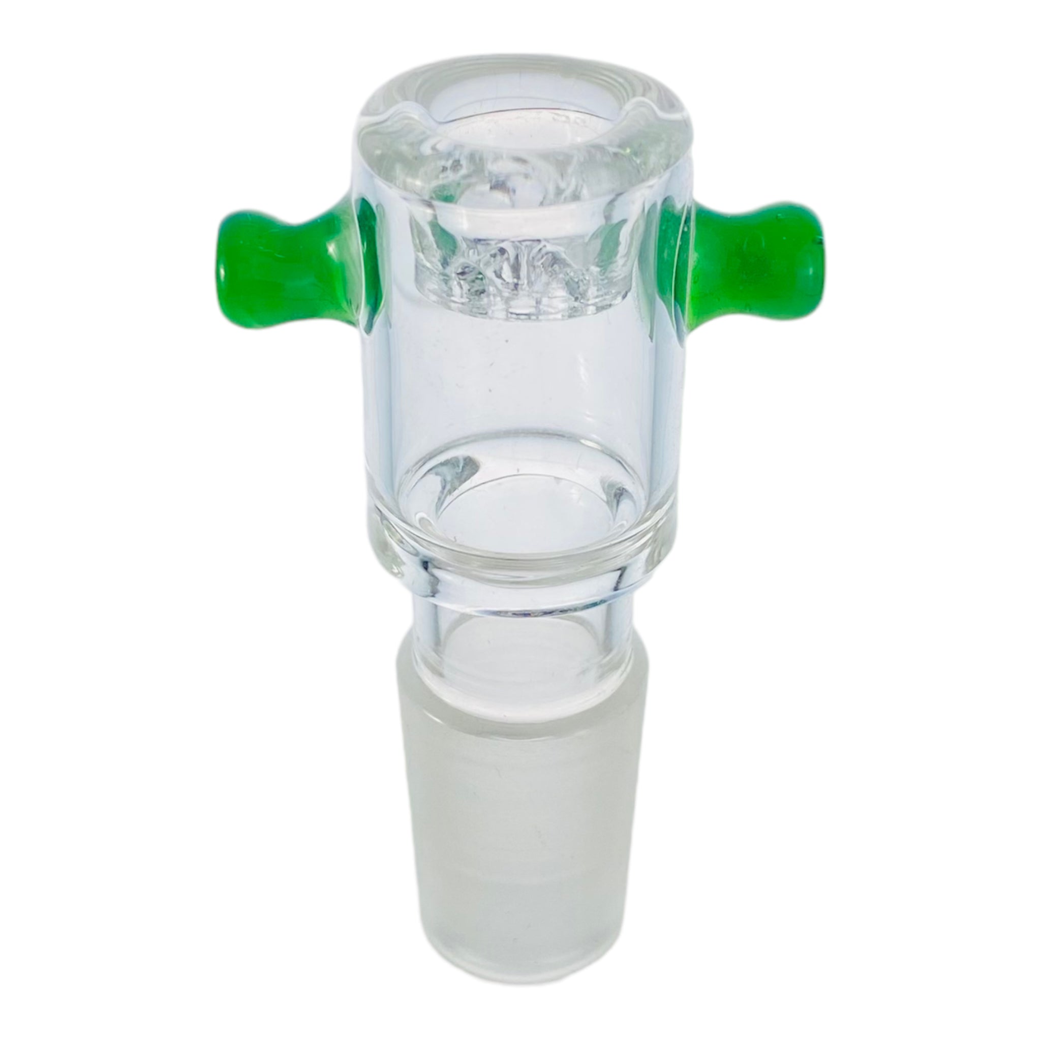 18mm Flower Bowl - Tall Clear Bubble With Built In Honeycomb Screen Bong Bowl Piece