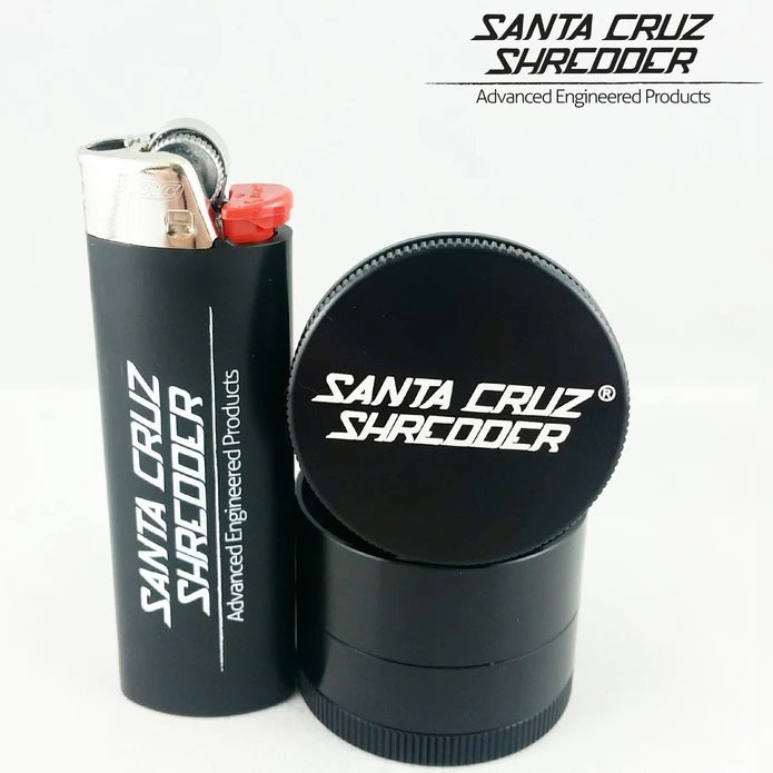 weed grinder Santa Cruz Shredder Grinder Small 4 Piece Black for sale