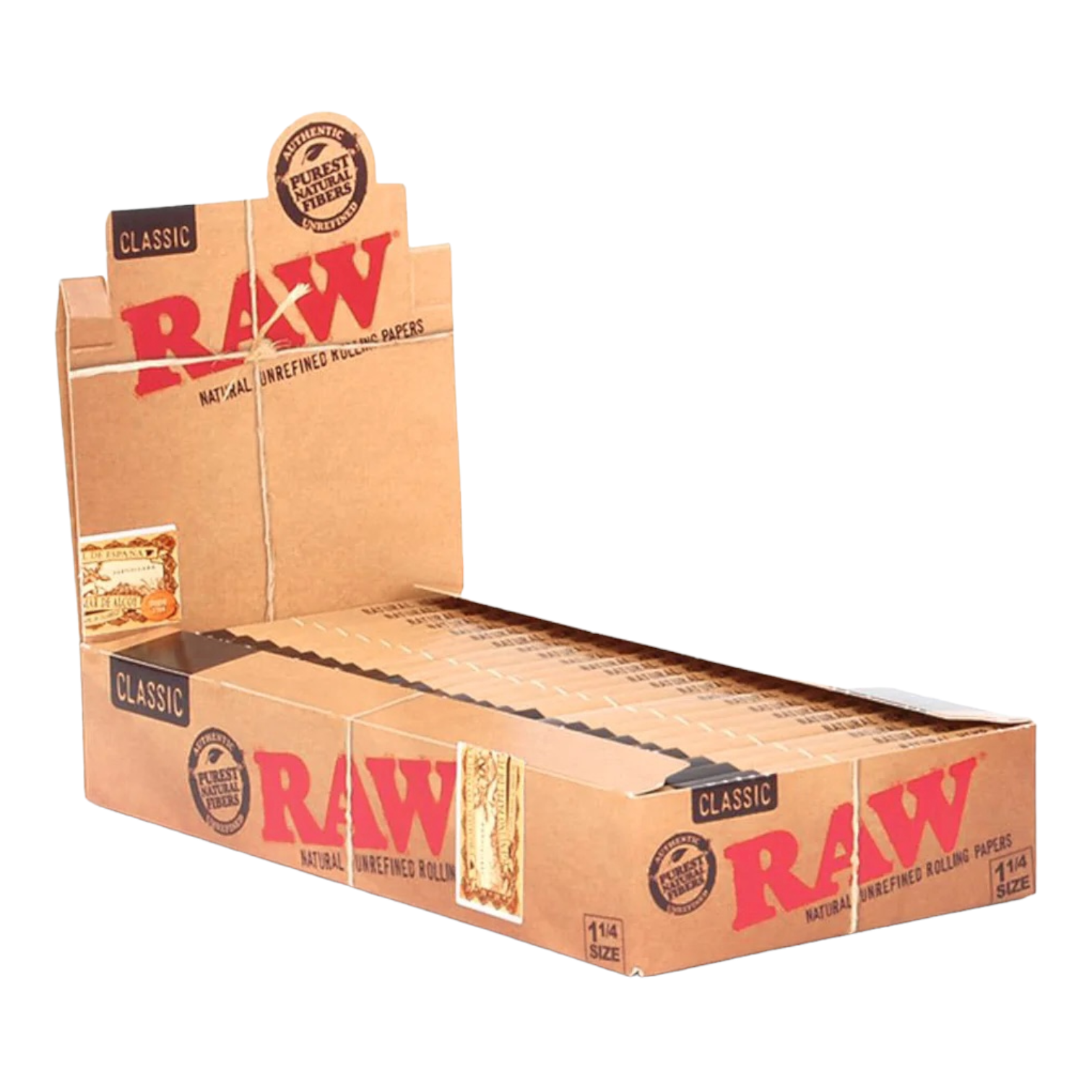 RAW - BOX Of Classic 1.25 Papers - 24 Pack Box