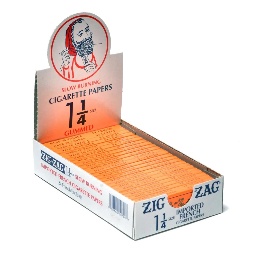 Zig Zag - BOX Of Classic Orange 1.25 Papers - 24 Pack Box