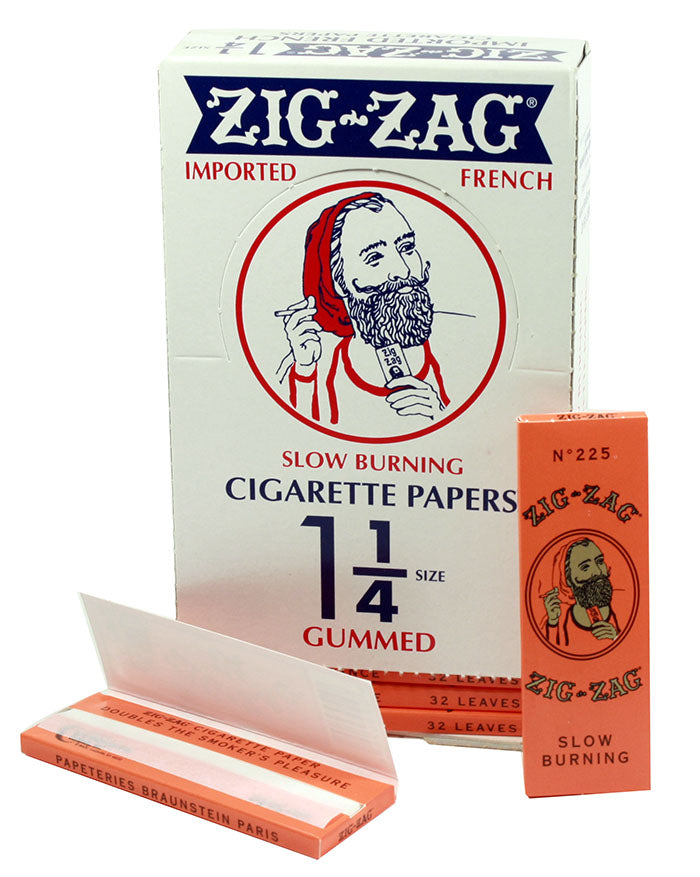 Zig Zag - BOX Of Classic Orange 1.25 Papers - 24 Pack Box