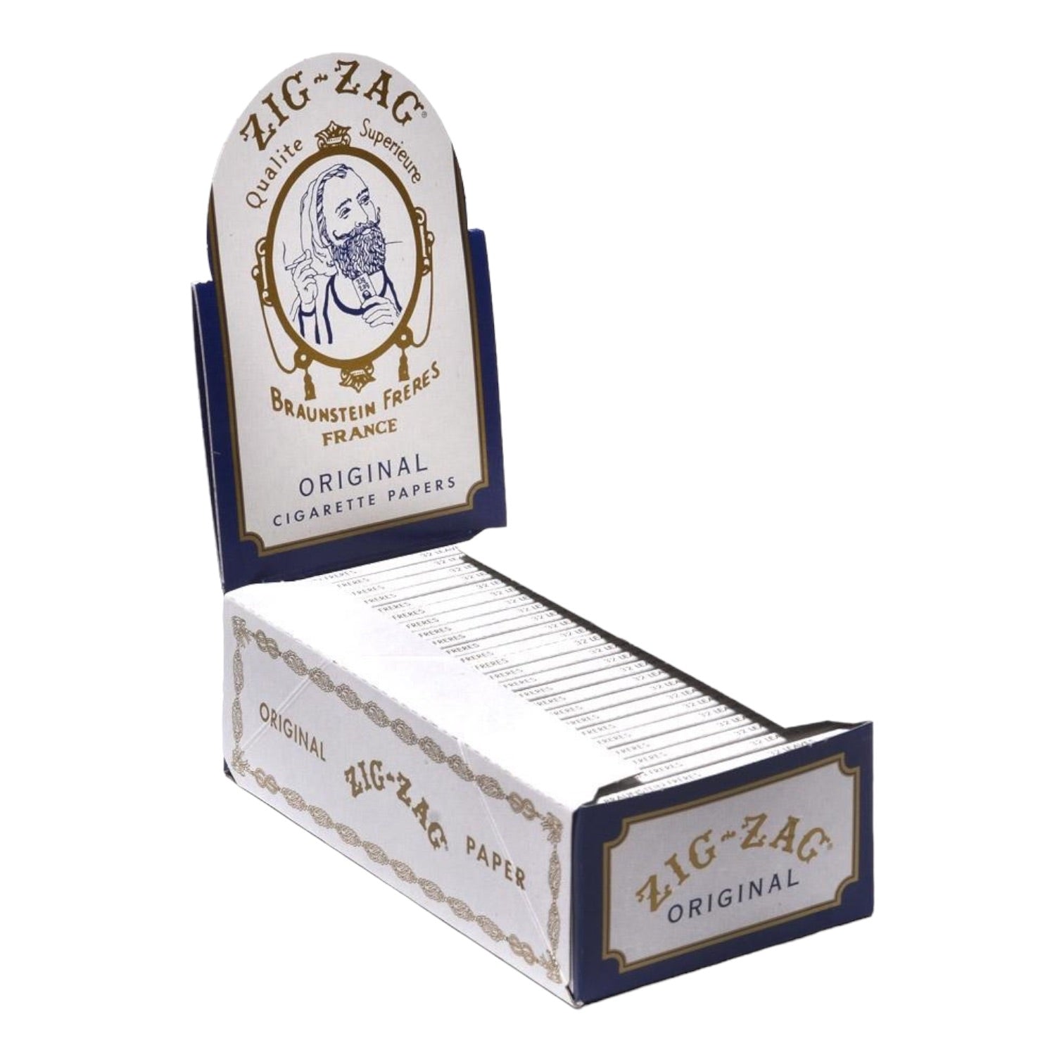 Zig Zag - BOX Of Classic White 1.5 Papers - 24 Pack Box