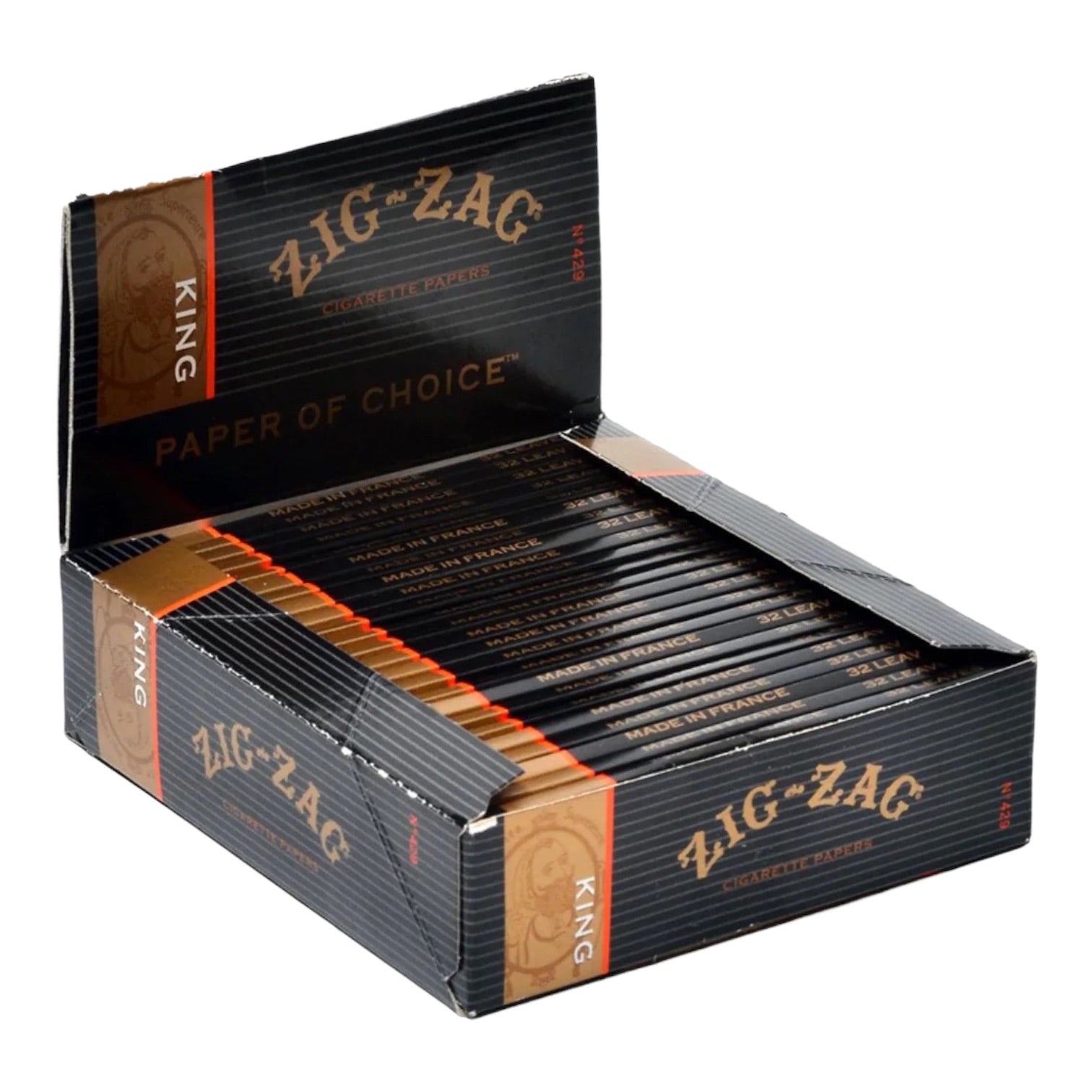 Zig Zag - BOX Of King Size Papers - 24 Pack Box