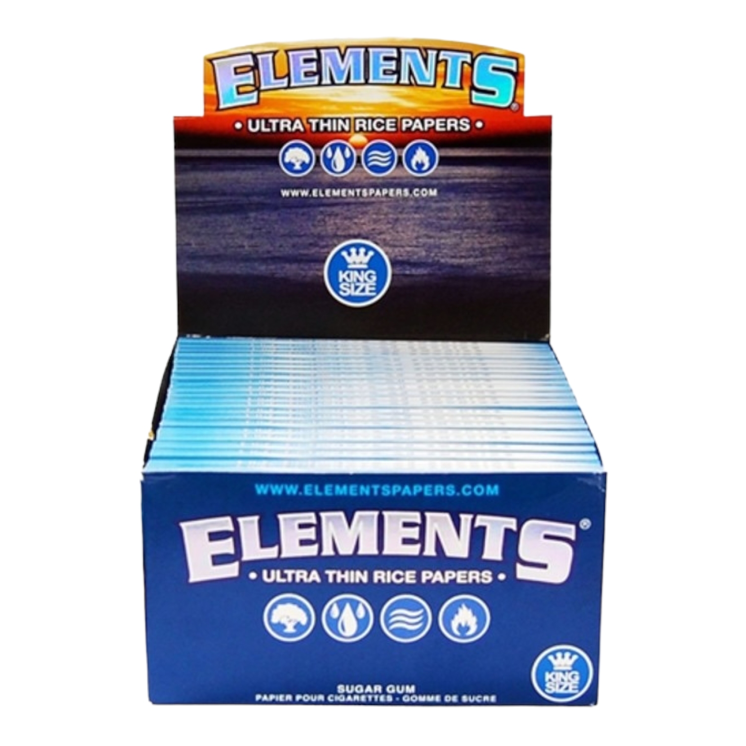 Elements - BOX Of King Size Papers