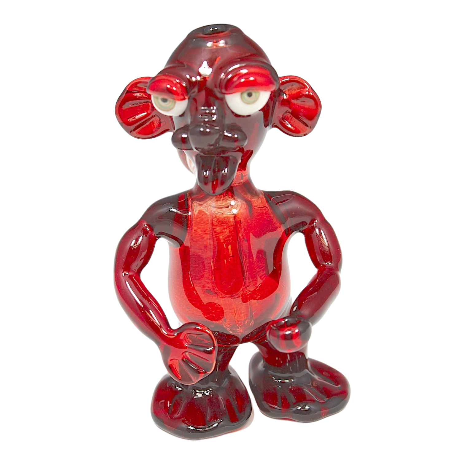Crumb Glass Sculpted Creature Dab Rig With Custom Dab Tool