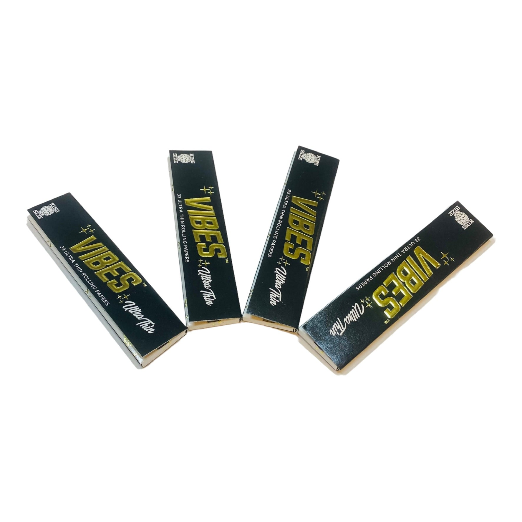 VIBES - Ultra Thin King Size Papers - 4 Packs