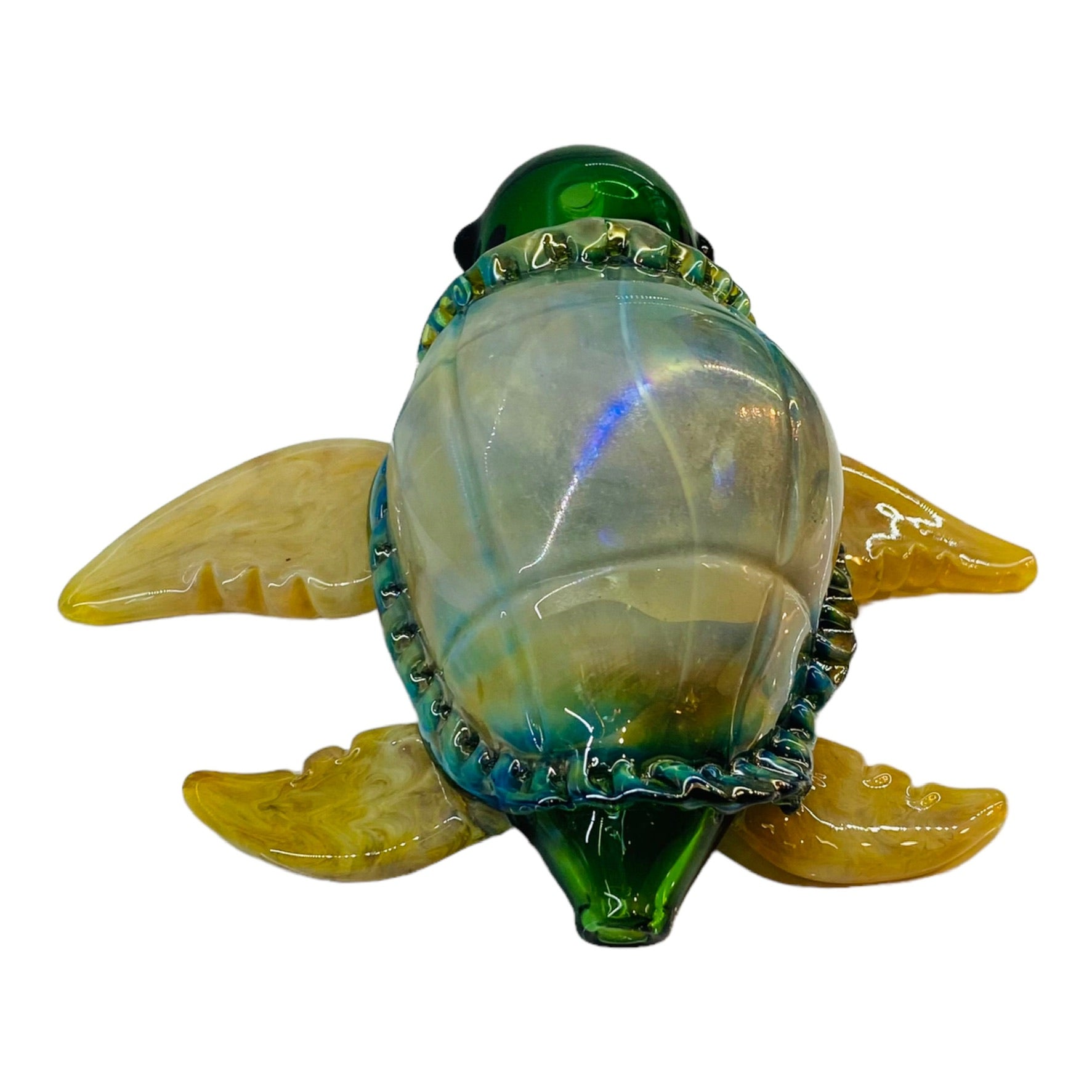 Daniels Glass Art - Glass Sea Turtle Smoking Hand Pipe