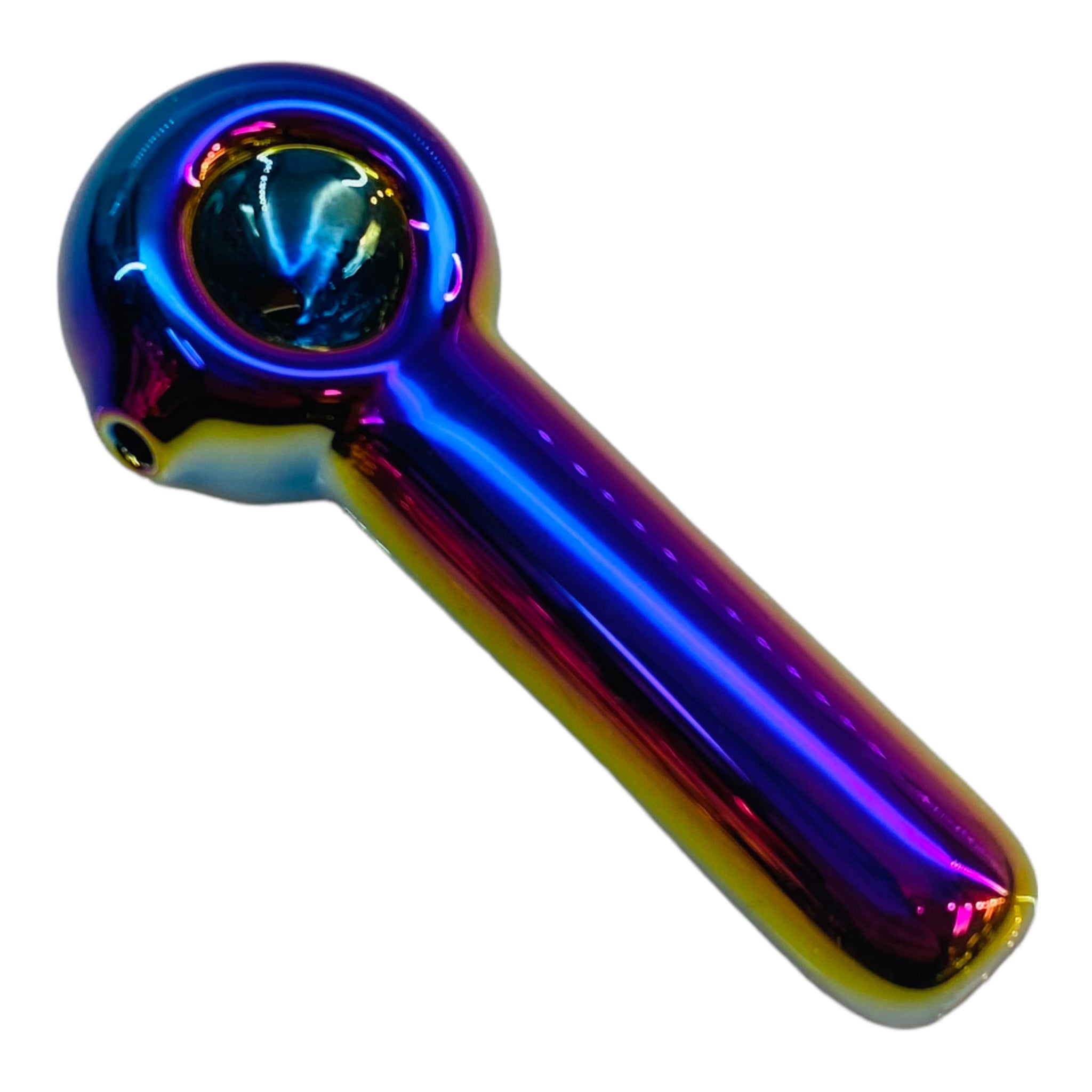 Small Rainbow Spoon Glass Hand Pipe