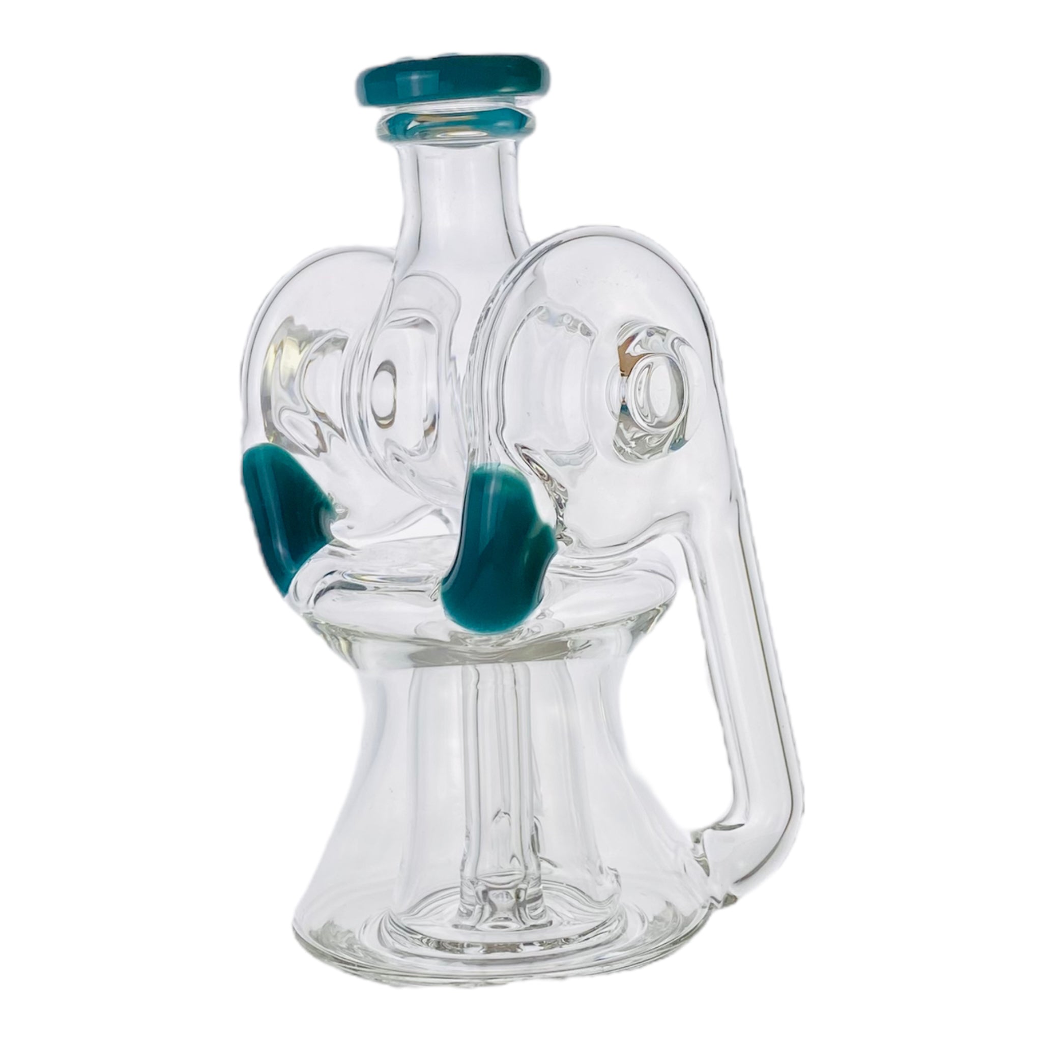 Ery Glass - Puffco Peak Glass Attachment - Double Uptake Recycler for sale mighty quinn santa rosa best peak top