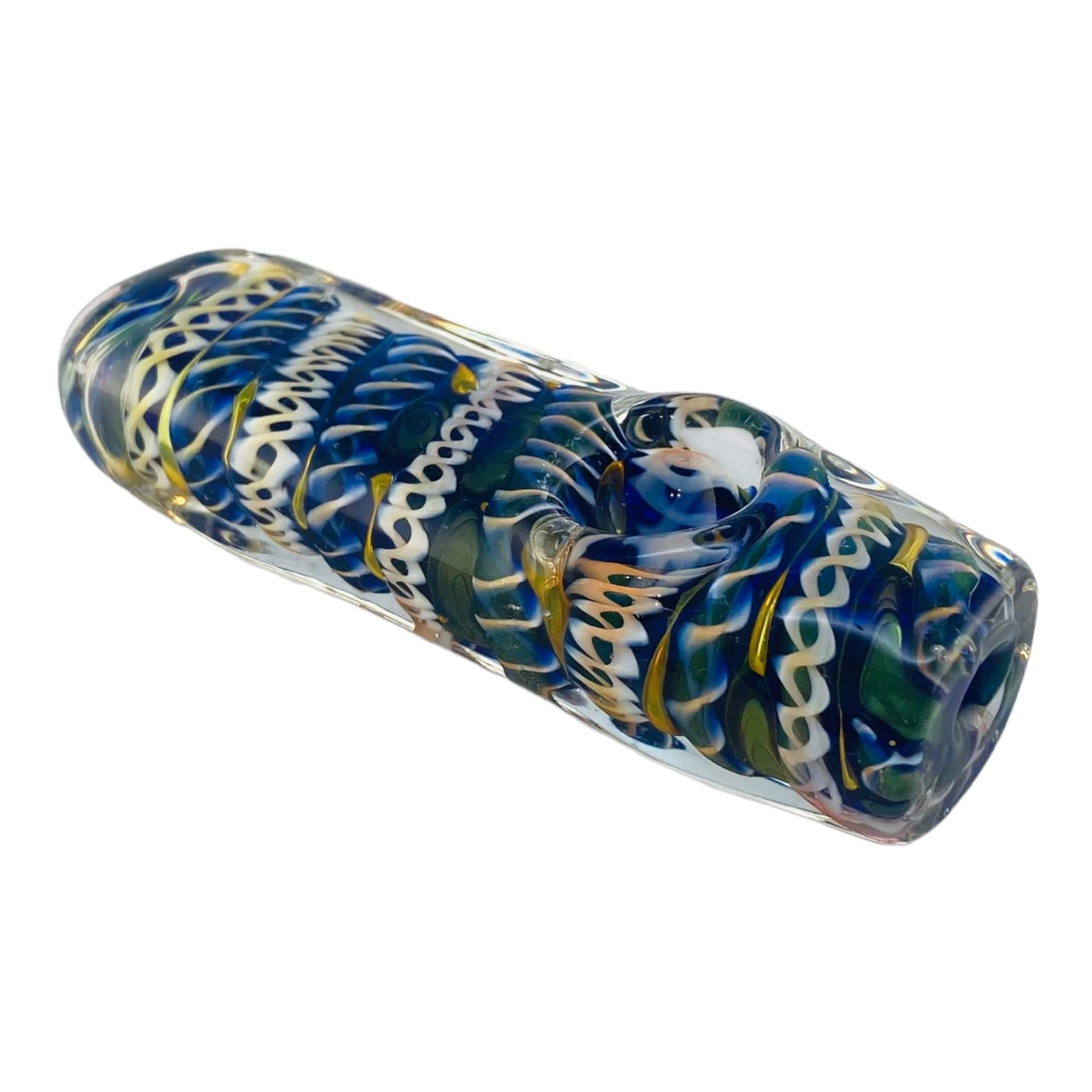 Glass Hand Pipes - Inside Out Rectangle Glass Hand Pipe