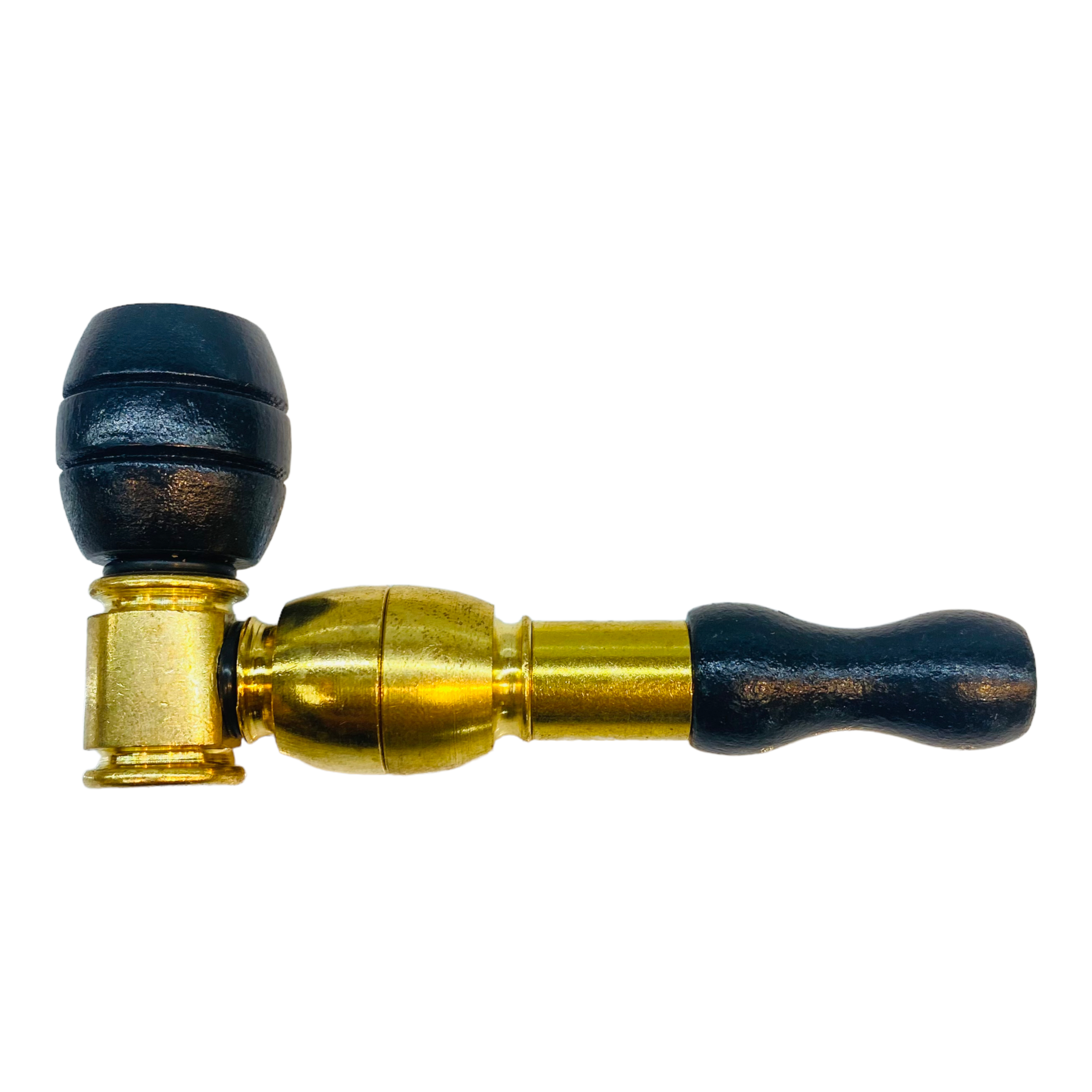 cheap Brass Pipe With Wood Bowl And Mouthpiece