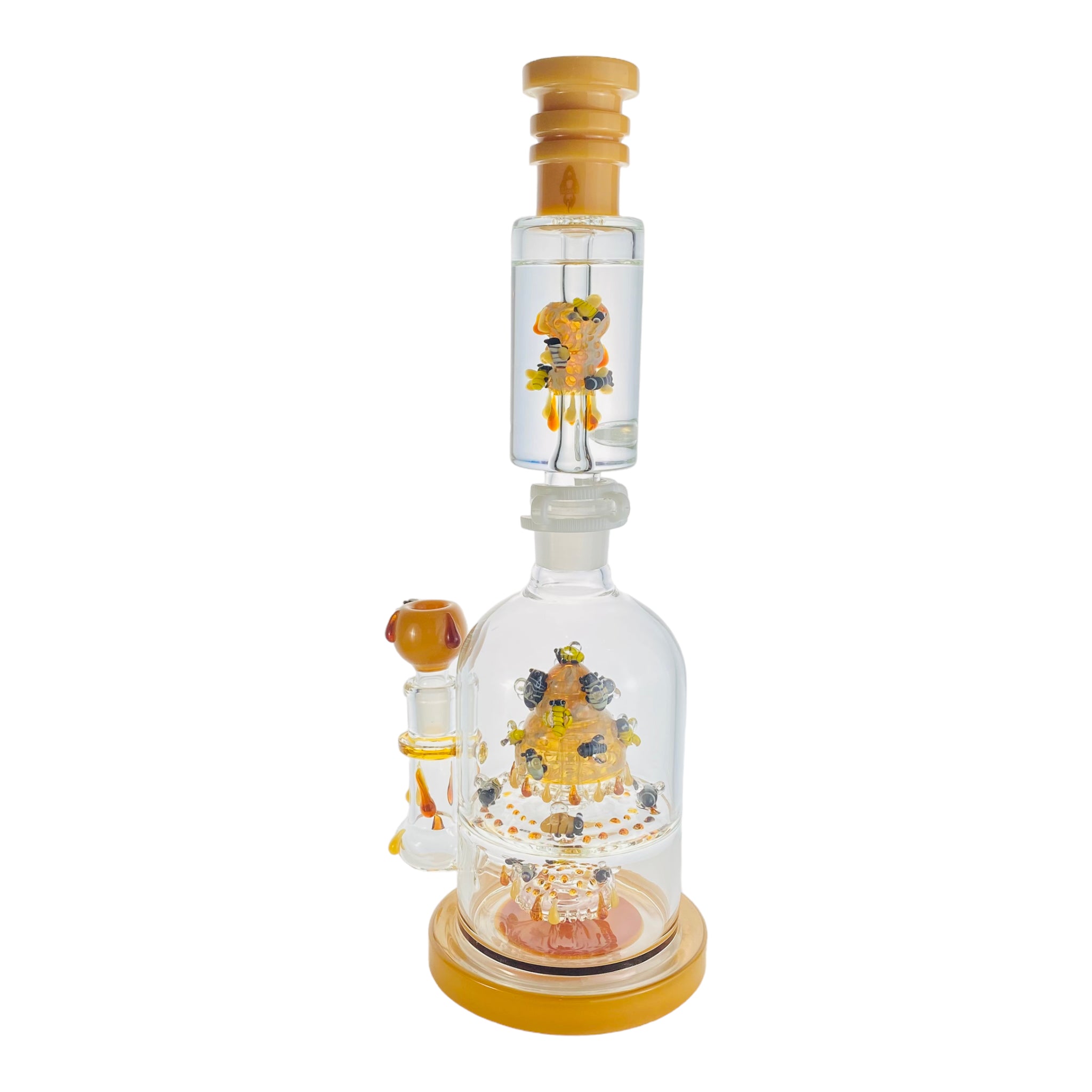 Unique Glass Jar - Cute Bees - Honey Jar from Apollo Box