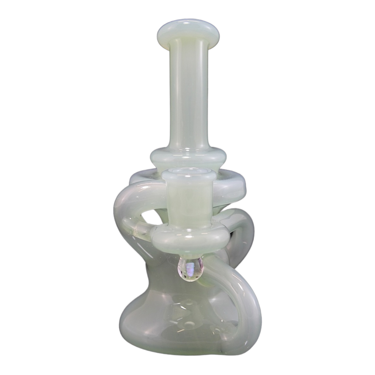 Fromunda Cheese Rocks Santa Cruz Glass - Fromunda Cheese Klein Recycler Dab Rig