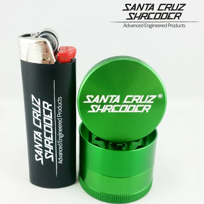 best grinder for weed Santa Cruz Shredder Grinder Small 4 Piece Green for sale
