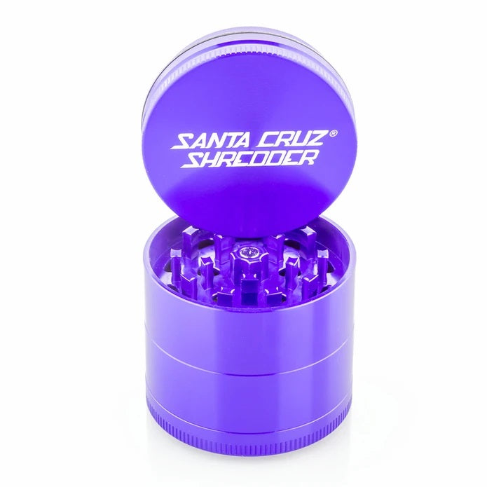 grinder for weed Santa Cruz Shredder Grinder Medium 4 Piece Purple for sale
