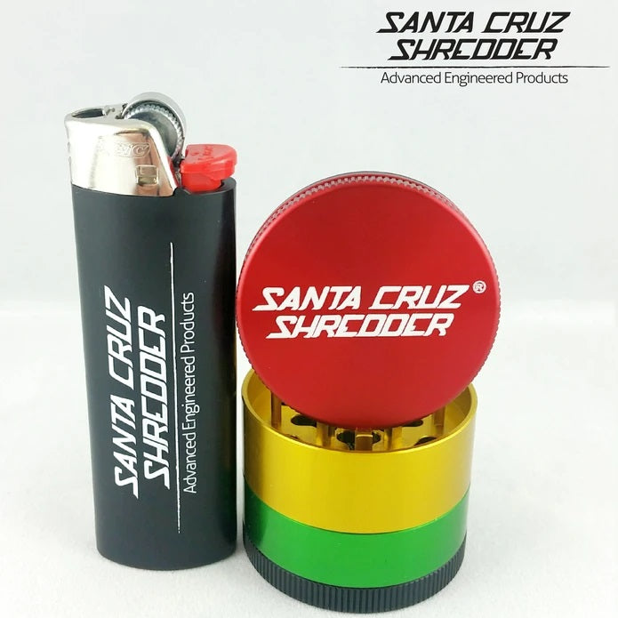 best grinder for weed Santa Cruz Shredder Grinder Small 4 Piece Rasta for sale