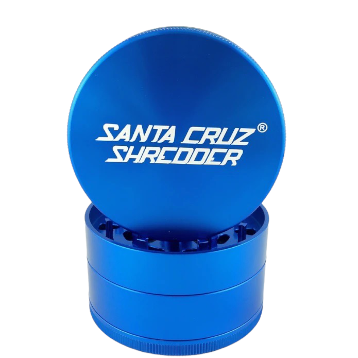 weed grinder Santa Cruz Shredder Grinder Large 4 Piece Blue for sale