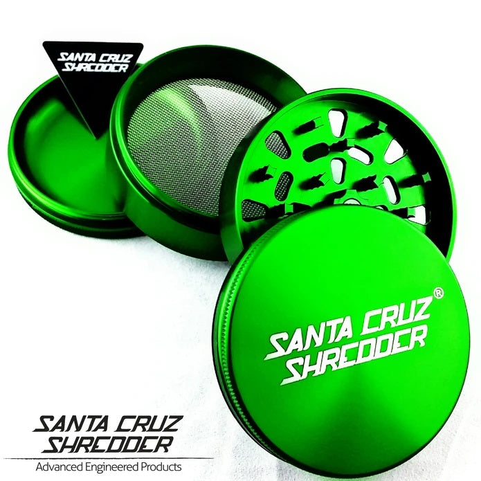 weed grinder Santa Cruz Shredder Grinder Large 4 Piece Green for sale