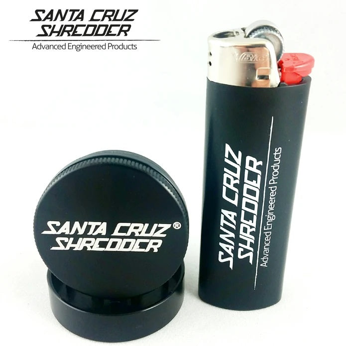 best weed grinder Santa Cruz Shredder Grinder Small 2 Piece Black for sale